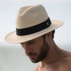 Panama Hat Cuenca Natural for Men - Medium brim - Raceu Hats Online