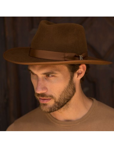 Caramel Nuba Hat for Men- Felt Hats - Men