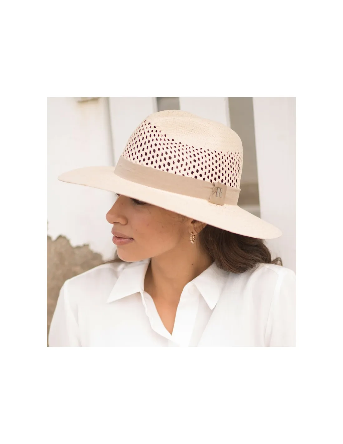 Sombrero Fedora Mujer Papel Reciclado - Orlando