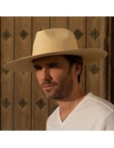 Large Brim Panama Hat CORFU Honey for Men