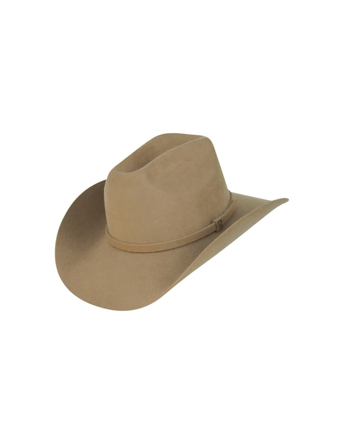 Dallas Taupe Bridal Hat Cowboy Style - Bride