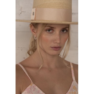 Fashion Large Brim Hat Canotier - Ideal for Wedding Looks - Raceu Hats