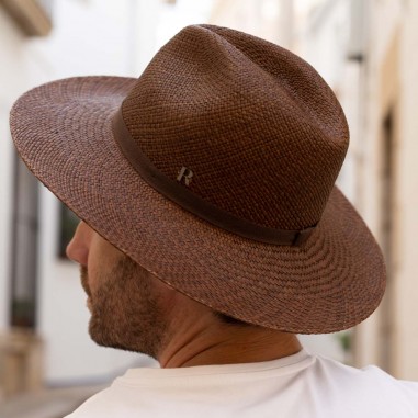 panama hat brown