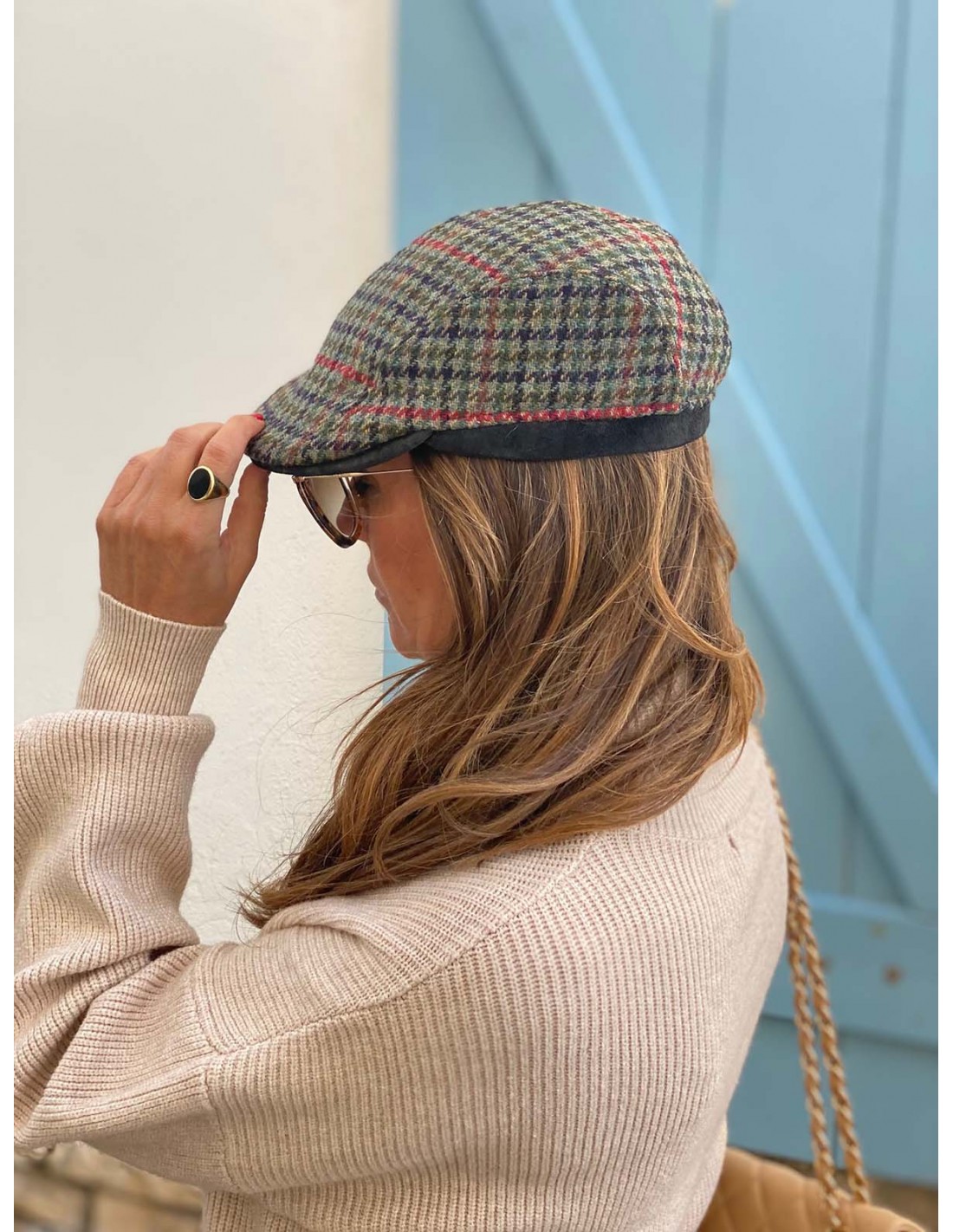 Casquette Peaky Blinders pour femme Marron clair Adam