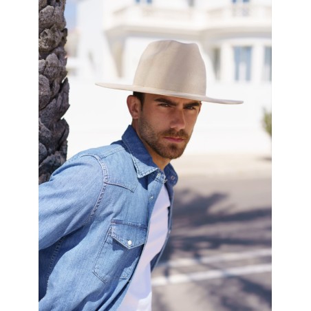 Nuovo! Cappello da Cowboy Uomo - 100% Lana, Fatto a Mano in Spagna