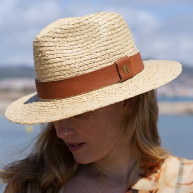 Chapéu Fedora Mulher Com Aba Curta e Fita de Pêlo Castanha CHICAGO - Raceu Hats