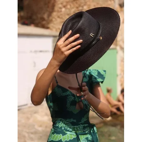 Sombrero Paja Natural Ala Ancha Rabat: Elegancia y Protección Solar - Raceu  Hats