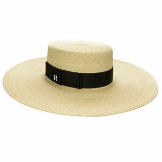 Sombrero Canotier Ala Ancha Paja de Palma - Sombreros de playa