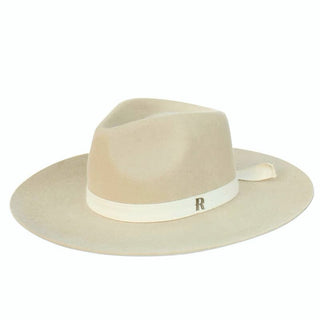 Sombrero Fedora en color crema de ala amplia