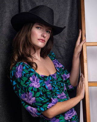 Sombrero Cowboy Dakota Negro - Sombreros de Mujer