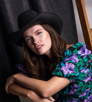 Sombrero Cowboy Dakota Negro - Sombreros de Mujer