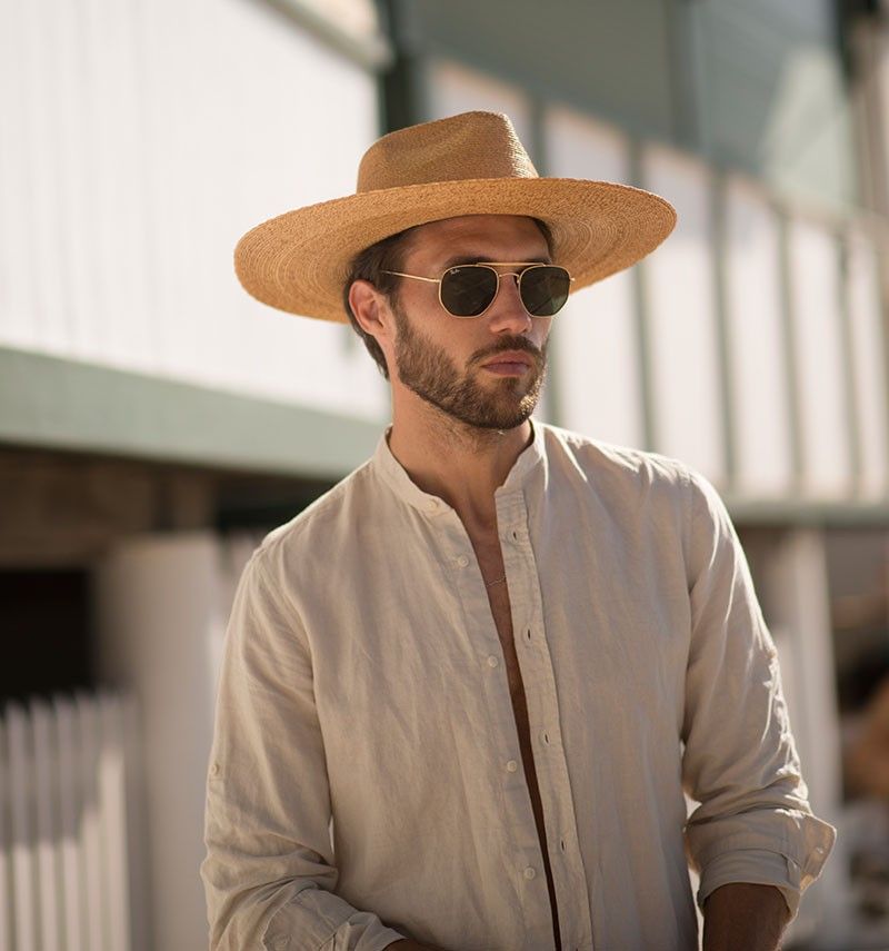 men's dress hats Fedora Hat Wide-Brimmed for Men Amalfi