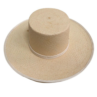 Sombrero Panamá Padua en color Natural - Sombreros Panamá Estilo Canotier