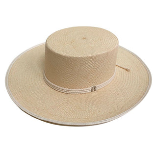 Sombrero Panamá Padua en color Natural - Sombreros Panamá Estilo Canotier