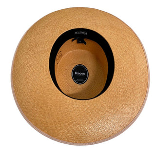 Sombrero de Novia Canotier Panamá Padua color Miel - Sombreros Panamá Estilo Canotier