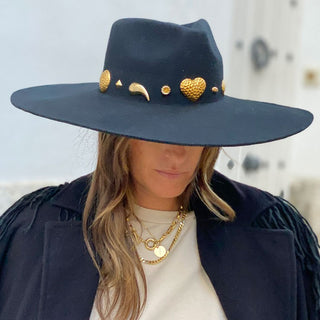 Sombrero de Novia Fedora Ala Ancha Chaser - Edición Limitada