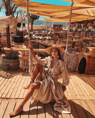 Sombrero Invitada de Boda Fedora Ala Ancha Amalfi