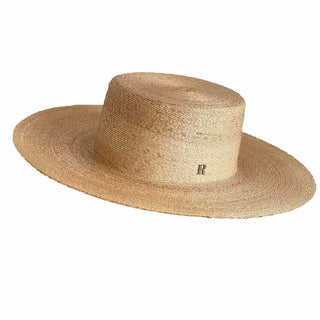 Sombrero Invitada Boda Canotier Ala Ancha Puebla - Especial Bodas