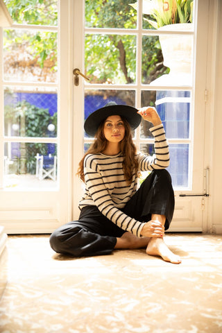 Sombrero Fedora Fieltro de Lana color Negro Austin - Raceu Hats