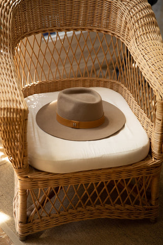 Sombrero Fedora Fieltro de Lana color Camel Denver - Raceu Hats