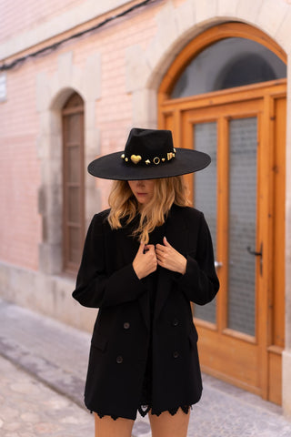 Elegante Sombrero Fedora Mujer de Ala Ancha en Fielto de Lana - Raceu Hats