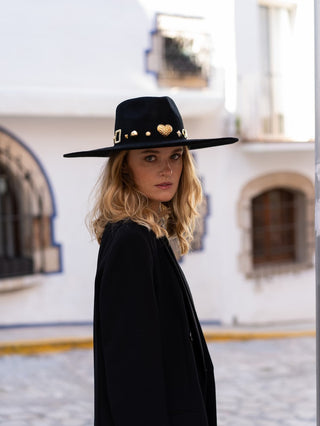 Elegante Sombrero Fedora Mujer de Ala Ancha en Fielto de Lana - Raceu Hats