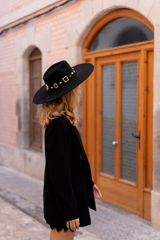 Elegante Sombrero Fedora Mujer de Ala Ancha en Fielto de Lana - Raceu Hats