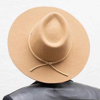 Sombrero Fedora Hombre Fieltro de Lana Caramelo - Bellagio - Raceu Hats