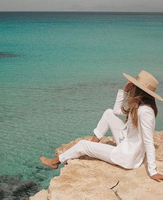 Sombrero Invitada de Boda Ala Ancha y Rígida Colorado - Raceu Hats
