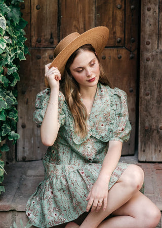 Sombrero Invitada Boda Canotier Ala Ancha Puebla - Especial Bodas