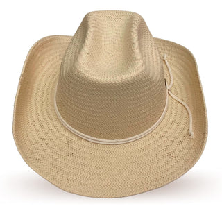 Cowboy Hat Dakota Beige - Sombrero de Paja Estilo Cowboy