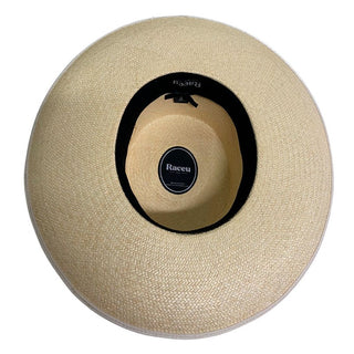 Sombrero de Novia Canotier Panamá Padua color Natural - Sombreros Panamá Estilo Canotier - Raceu Hats