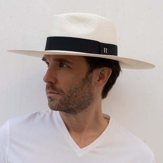 Sombrero Panamá Ala Ancha Eva Blanco - Sombreros Paja Toquilla - Raceu Hats
