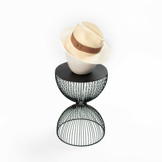 Sombrero Mujer Panamá Cuenca Natural con cinta Marrón - Raceu Hats