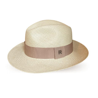 Sombrero Hombre Panamá Cuenca Natural con cinta Beige - Raceu Hats