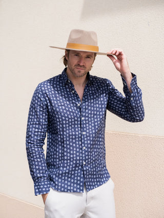 Sombrero Fedora Hombre en Fieltro de Lana color Taupe Denver - Raceu Hats