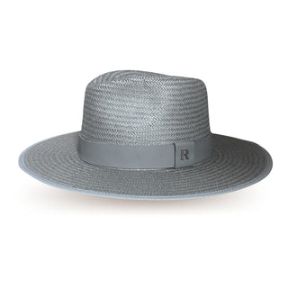 Sombrero Hombre de Paja en color Gris Florida - Estilo Fedora - Raceu Hats