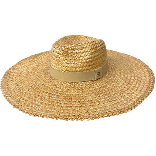 Sombrero 100% paja de trigo de ala ancha: Protección y Elegancia al Sol - Raceu Hats
