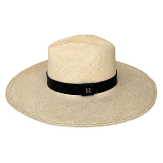 Sombrero Panamá Mujer color Natural con Cinta de Piel SOHO Raceu Hats