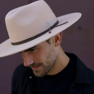 Sombrero Fedora Hombre Fieltro de Lana Cappuccino Raceu Hats