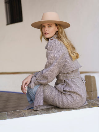 Sombrero Fedora Mujer en 100% Fieltro de Lana, Hecho en España - Raceu Hats