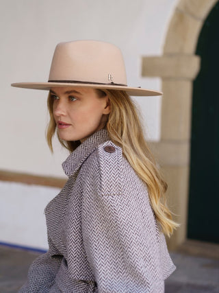 Sombrero Fedora Mujer en 100% Fieltro de Lana, Hecho en España - Raceu Hats