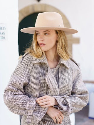 Sombrero Fedora Mujer en 100% Fieltro de Lana, Hecho en España - Raceu Hats