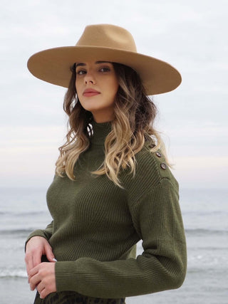 Sombrero GINGER Ala Ancha Fieltro de Lana Raceu Hats