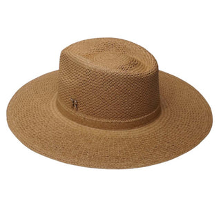 Elegancia Redefinida: Sombrero Panamá Estilo Fedora en Color Camel - Raceu Hats