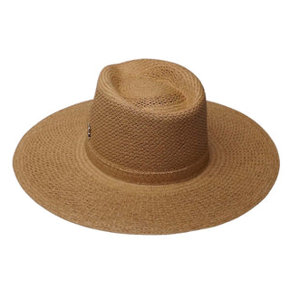 Elegancia Redefinida: Sombrero Panamá Estilo Fedora en Color Camel - Raceu Hats