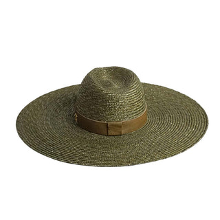 Sombrero Mujer en Paja de Trigo de Ala Ancha para un Verano con Estilo y Protección Solar - Raceu Hats