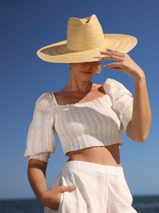 Auténtico Panamá Original estilo Fedora, un Sombrero Panamá Tejido a Mano con 100% Paja de Toquilla Natural - Raceu Hats