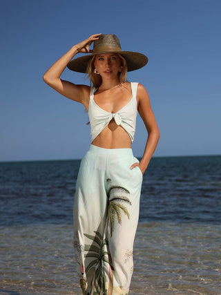 Sombrero Mujer en Paja de Trigo de Ala Ancha para un Verano con Estilo y Protección Solar - Raceu Hats