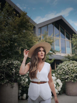 Elegancia Atemporal con nuestro Sombrero Panamá Fedora Trenzado en Ecuador en 100% Paja de Toquilla